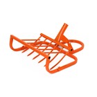 Рыхлитель, ширина копки 48 см, 6 зубцов, тулейка 40 мм, оранжевый - Фото 1