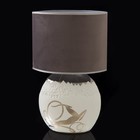 лампа "Луара",белая с серебром, керамика, 30x15xh:27 см - фото 2039482