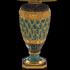 лампа коллекция "Диана", черно-зеленая, керамика 17x17xh:36 см - Фото 2