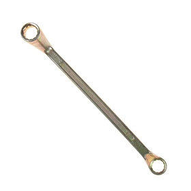 Ключ накидной коленчатый ТУНДРА, желтый цинк, 12 х 13 мм