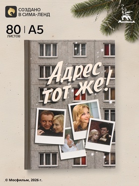 Ежедневник А5, твердая обложка, 80 листов, «Ирония Судьбы, или с легким паром!»