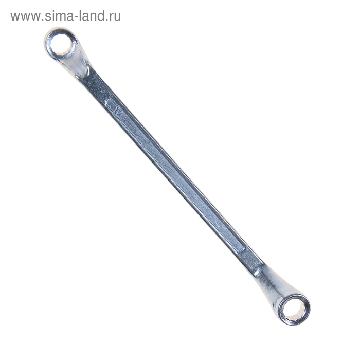 Ключ накидной коленчатый ТУНДРА, хромированный, 10 х 11 мм - Фото 1