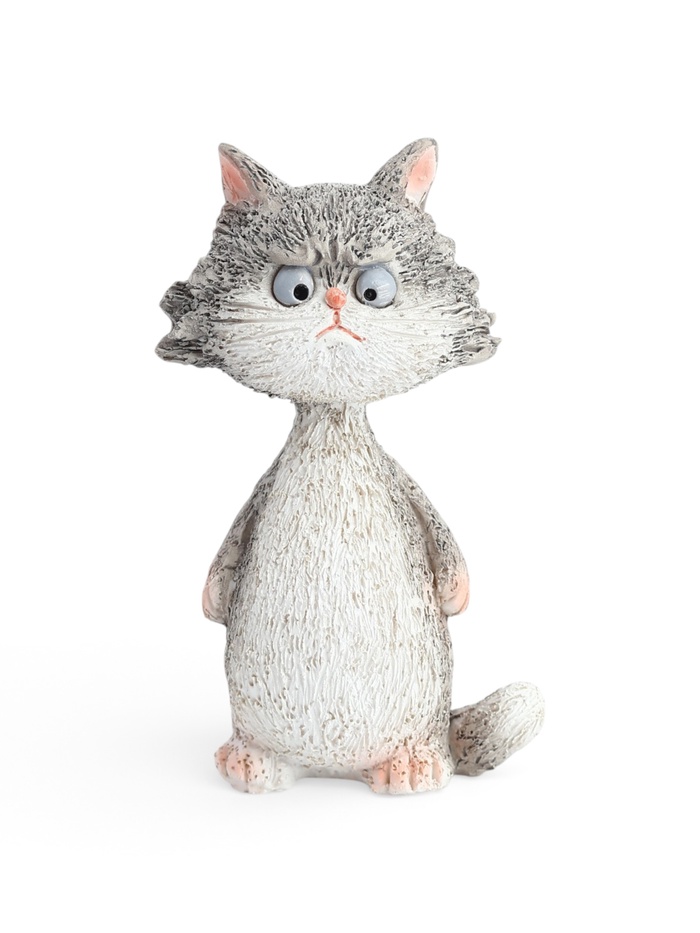 Фигурка полистоун «Хмурый котик» 5.3×4.5×8.5 см