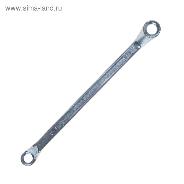 Ключ накидной коленчатый ТУНДРА, хромированный, 8 х 9 мм - Фото 1