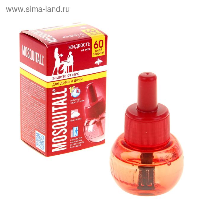 Жидкость Mosquitall Защита от мух 60 дней, 30 мл - Фото 1