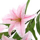 цветы искусственные 100 см лилии розовые - Фото 2