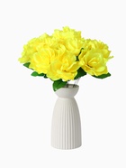 Цветы искусственные «Роза жёлтая», h=40 см - Фото 6