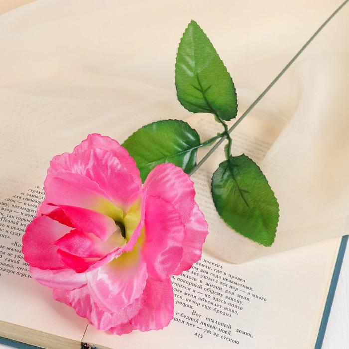 Цветы искусственные "Роза розовая" 40 см - Фото 1