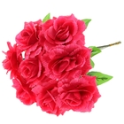 Цветы искусственные "Роза малиновая" 40 см - Фото 3