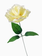 Цветы искусственные «Роза бежевая», h=40 см - Фото 5