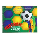 Альбом для рисования А5, 40 листов на скрепке "Яркий футбол", обложка картон 240г/м2, блок офсет 100г/м2 - Фото 1