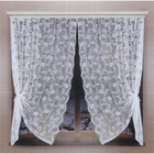 Шторы без шторной ленты, ширина 165 см, высота 180 см-2 шт., цвет белый - Фото 1