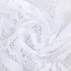 Тюль на кухню 220х170 см, цвет белый, 100% полиэстер - Фото 4