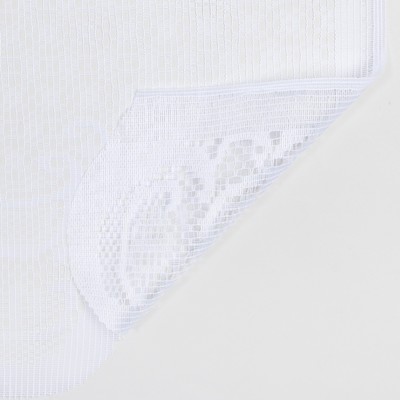 Тюль на кухню без шторной ленты, 170х165 см, 100% полиэстер