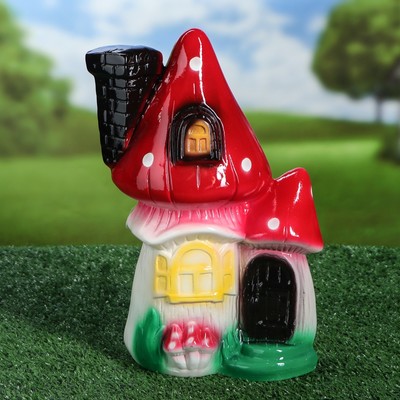 Садовая фигура "Теремок", керамика, 15х20х31 см