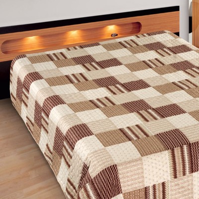 Покрывало 1.5-спальное Marianna «Элегант», 150×220 см, бежевое, коричневое