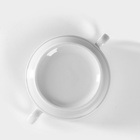 Чашка фарфоровая для бульона «Уют», 470 мл, d=11,8 см - фото 4597596