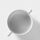 Чашка для бульона Добрушский завод «Уют», 470 мл, d=11.7 см, фарфор, белая - Фото 5