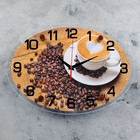 Часы настенные, серия: Кухня, "Чашка кофе", 24х34  см - фото 2840836