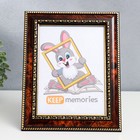 Фоторамка пластик 13х18 см темный орех (782) - Фото 2