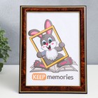 Фоторамка пластик 15х21 см темный орех (282) - Фото 2