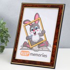 Фоторамка пластик 15х21 см темный орех (282) - Фото 3