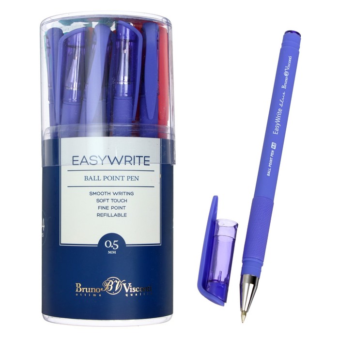 Ручка шариковая EasyWrite JOY, стержень синий, узел 0.5 мм, МИКС - Фото 1