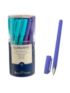 Ручка шариковая BrunoVisconti. SlimWrite. JOY, синий стержень, узел 0.5 мм, матовый корпус, МИКС - Фото 4