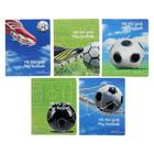 Тетрадь 48 листов в клетку "Футбол-моя игра", картонная обложка, УФ-лак, МИКС - фото 5862160