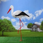 Садовая фигура из полистоуна «Аист», 75×51×17 см - Фото 11