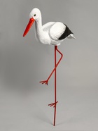 Садовая фигура из полистоуна «Аист», 75×51×17 см - Фото 6