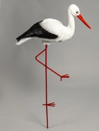 Садовая фигура из полистоуна «Аист», 75×51×17 см - Фото 8