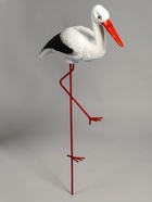 Садовая фигура из полистоуна «Аист», 75×51×17 см - Фото 6