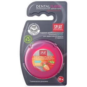 Зубная нить Splat DentalFloss, с ароматом клубники, 30 м 1117556