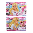 Альбом для рисования А4, 20 листов на клею Barbie, выборочно УФ-лак, микс - Фото 1