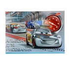 Альбом для рисования А5, 40 листов на скрепке "Дисней. Тачки" полный УФ-лак - Фото 1