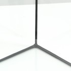 Аквариум прямоугольный с крышкой, 75 литров, 69 x 29 x 37/42 см, чёрный - Фото 2