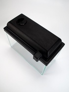 Аквариум «Прямоугольный» с крышкой, 10 л, 32×15×21/26 см, чёрный - Фото 6