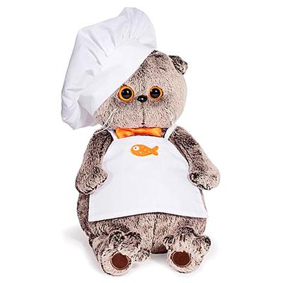 Мягкая игрушка «Кот Басик шеф-повар», 30 см