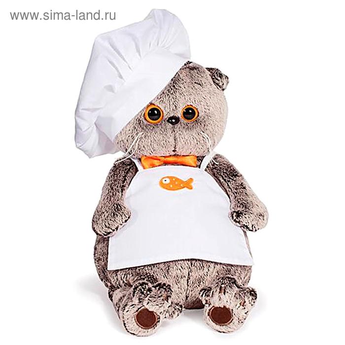 Мягкая игрушка «Кот Басик шеф-повар», 30 см - Фото 1