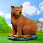 Садовая фигура "Медведь на камне" 50х37х57см - Фото 1