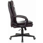 Кресло руководителя CH-868N, с мягкими подлокотниками, на колёсиках, экокожа, цвет тёмно - коричневый - Фото 2