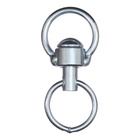 Вертлюг с кольцом, малый,(дл. 6 см, ширина-3 см, дл. кольца 3.7 см, толщина проволоки 0.3 см) - Фото 3