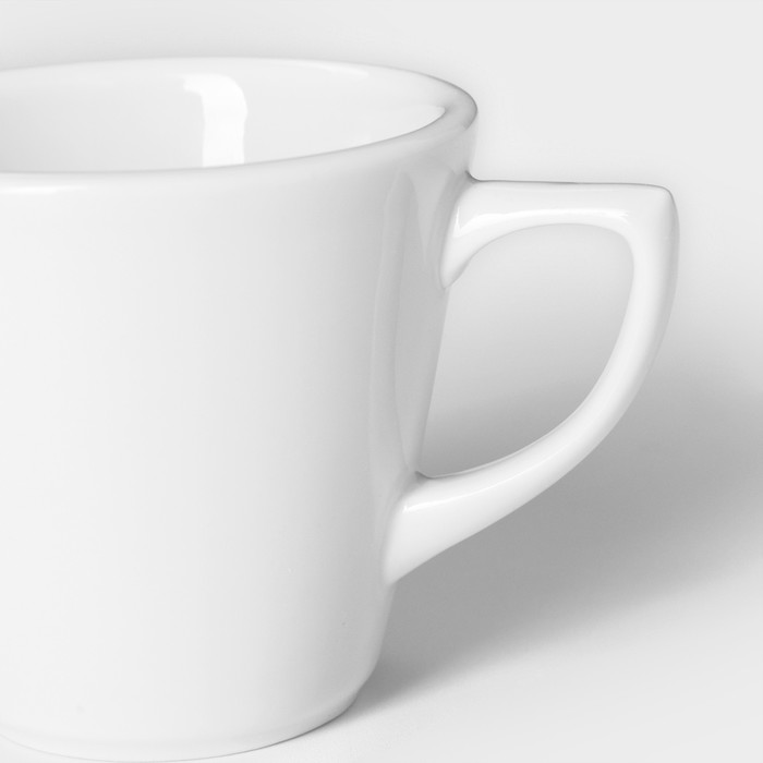 Чашка кофейная фарфоровая «Мокко», 75 мл - фото 1905343533