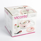 Йогуртница Viconte VC-1447, керамическая чаша 1 л, 5 стаканчиков по 160 мл, цвет фиолетовый - Фото 5