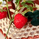 цветы искусственные клубника 28 см - Фото 2