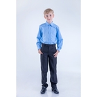 Сорочка для мальчика, рост 110-116 см (29), цвет голубой 181 - Фото 1