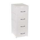 Комод 4-х секционный «Ротанг», цвет белый - Фото 1