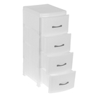 Комод 4-х секционный «Ротанг», цвет белый - Фото 2