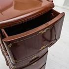 Комод 4-х секционный «Декор. Дерево», цвет коричневый - Фото 3